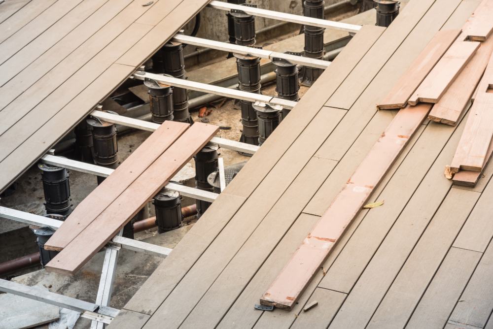 Pose terrasse sur plots Lille