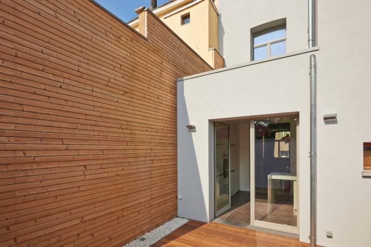 Extension ossature bois à Lille